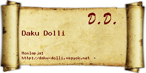 Daku Dolli névjegykártya